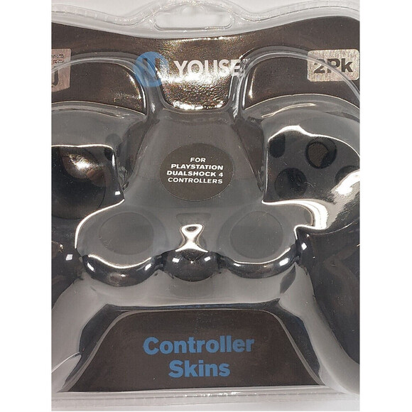 Controller Skins for PS4 DualShock 4 Ultra-Fitted Durable by Youse (2 Pack) - Picture 2 of 3